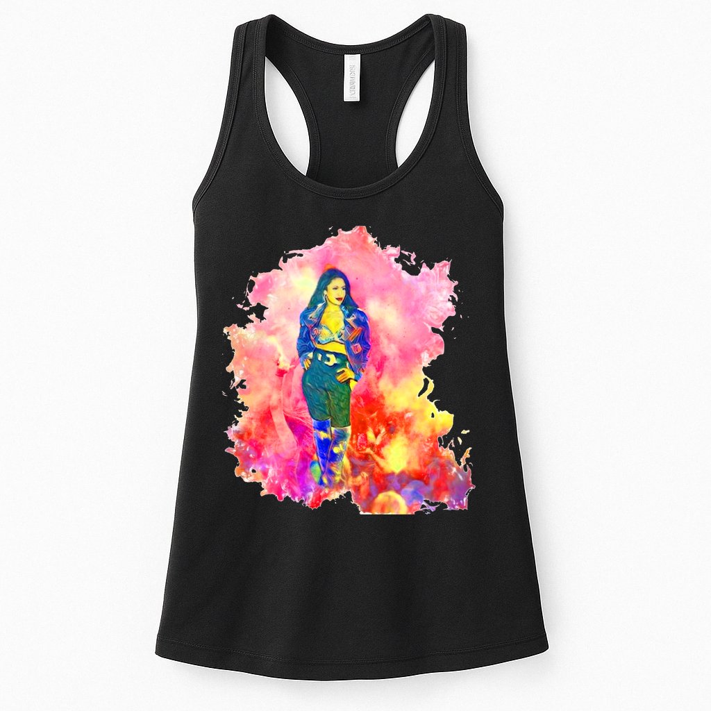 Selenas Quintanilla Watercolor Womens Tank Top