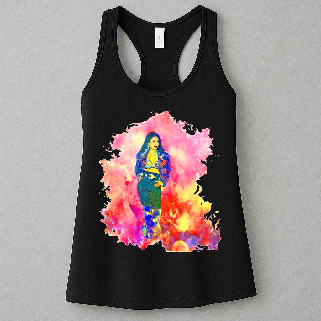 Selenas Quintanilla Watercolor Womens Tank Top