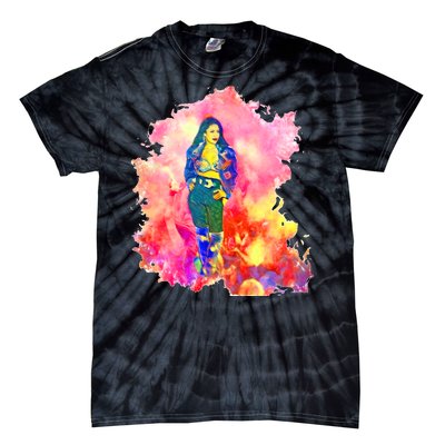 Selenas Quintanilla Watercolor Tie-Dye T-Shirt