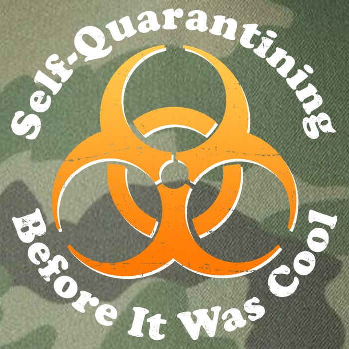 Self Quarantining Before It Was Cool Biohazard Legacy Tie Dye Trucker Hat
