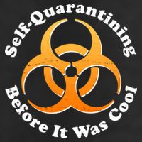 Self Quarantining Before It Was Cool Biohazard Adult Drive Performance Visor