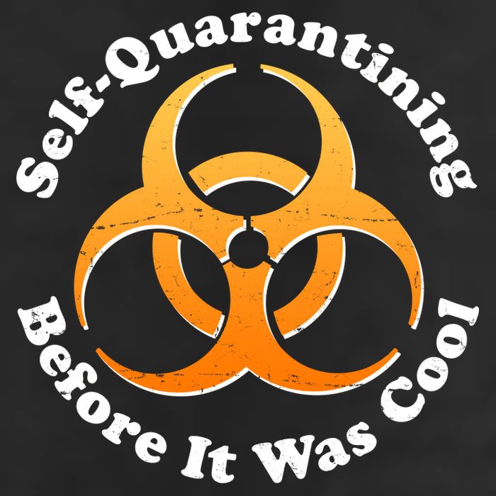 Self Quarantining Before It Was Cool Biohazard Adult Drive Performance Visor