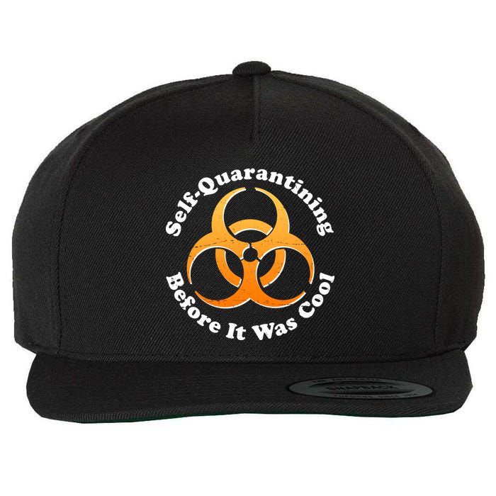 Self Quarantining Before It Was Cool Biohazard Wool Snapback Cap