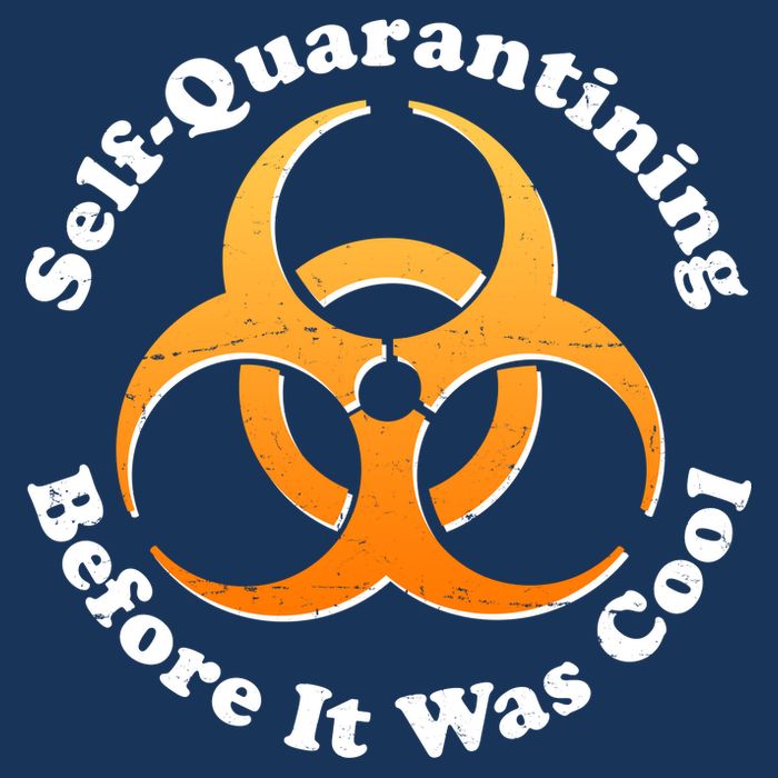 Self Quarantining Before It Was Cool Biohazard Infant Baby Jersey Bodysuit