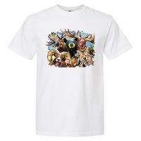 Selfie - Rocky Mountain Animals Garment-Dyed Heavyweight T-Shirt