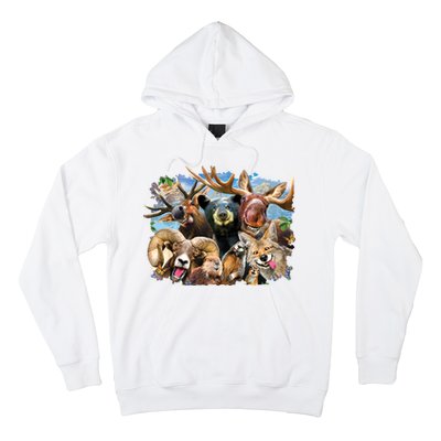 Selfie - Rocky Mountain Animals Hoodie