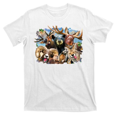 Selfie - Rocky Mountain Animals T-Shirt