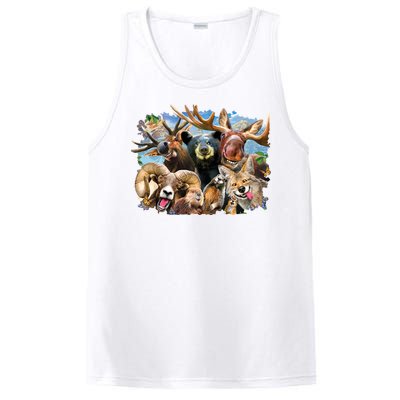 Selfie - Rocky Mountain Animals PosiCharge Competitor Tank