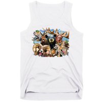 Selfie - Rocky Mountain Animals Tank Top