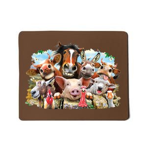 Selfie Farm Animals Funny  Mousepad