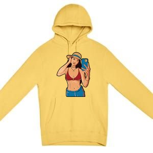 Selfie Girl Premium Pullover Hoodie