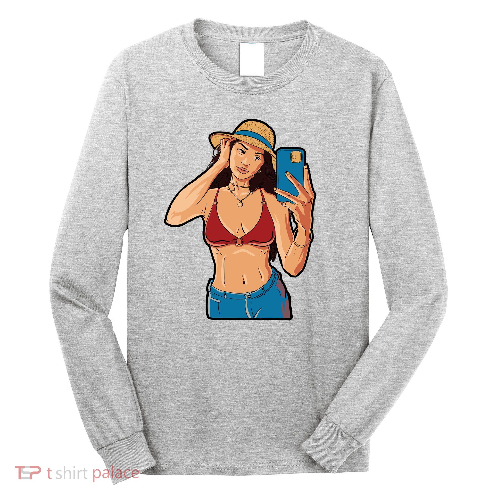 Selfie Girl Long Sleeve Shirt