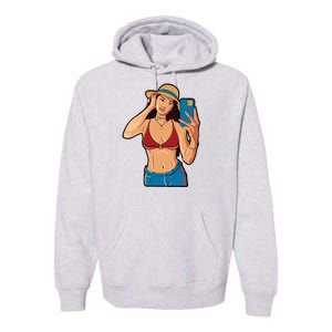 Selfie Girl Premium Hoodie