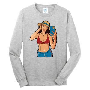 Selfie Girl Tall Long Sleeve T-Shirt