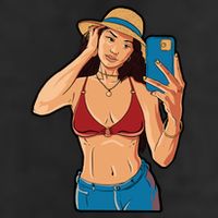 Selfie Girl Adult Drive Performance Visor