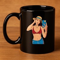 Selfie Girl 11oz C Handle Ceramic Mug