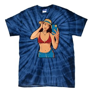 Selfie Girl Tie-Dye T-Shirt