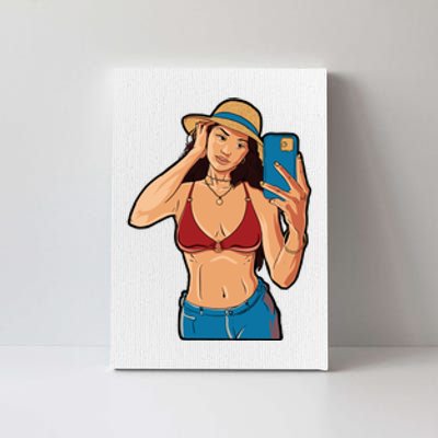 Selfie Girl Canvas