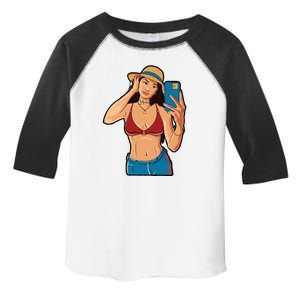 Selfie Girl Toddler Fine Jersey T-Shirt