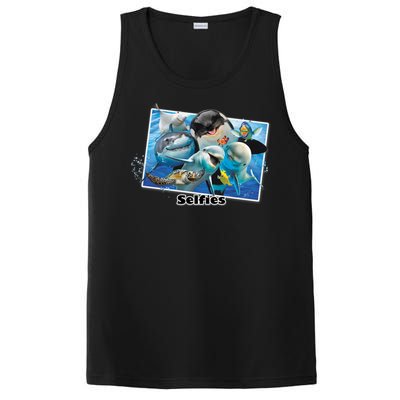 Selfie Ocean Life Sharks Whales  PosiCharge Competitor Tank