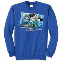 Selfie Ocean Life Sharks Whales  Sweatshirt