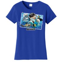 Selfie Ocean Life Sharks Whales  Women's T-Shirt