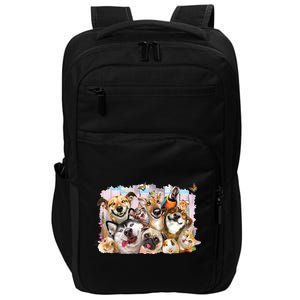 Selfie Pets Dogs Cats Cute Impact Tech Backpack