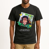 Selfies - Chimp Funny Selfie  Tall T-Shirt