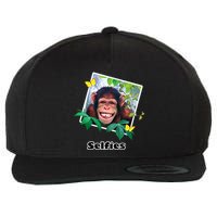 Selfies - Chimp Funny Selfie  Wool Snapback Cap