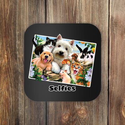 Selfies - Summer Pals Animals Selfie Coaster