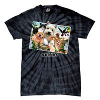 Selfies - Summer Pals Animals Selfie Tie-Dye T-Shirt