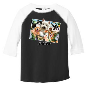 Selfies - Summer Pals Animals Selfie Toddler Fine Jersey T-Shirt