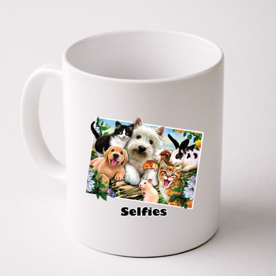 Selfies - Summer Pals Animals Selfie Coffee Mug