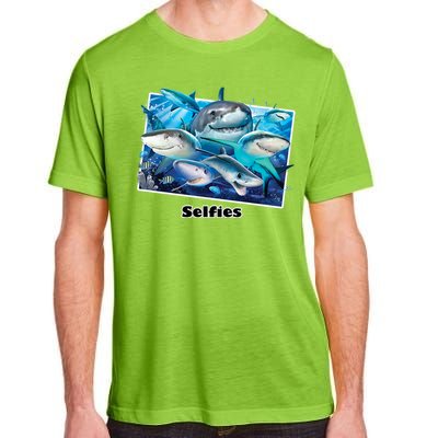 Selfies Shark Selfie Adult ChromaSoft Performance T-Shirt