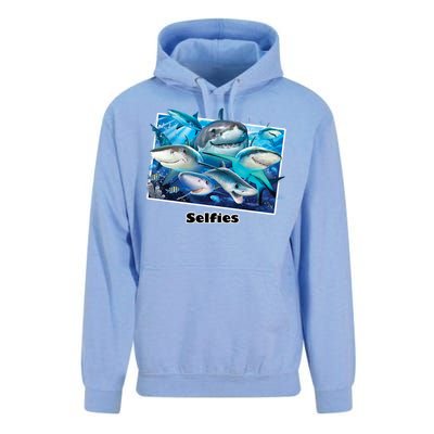 Selfies Shark Selfie Unisex Surf Hoodie