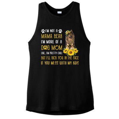 Sunflower Eurasier Mom Mothers Day Dog Mom Gift Ladies PosiCharge Tri-Blend Wicking Tank