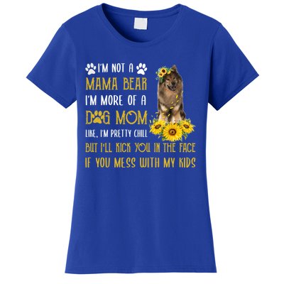 Sunflower Eurasier Mom Mothers Day Dog Mom Gift Women's T-Shirt