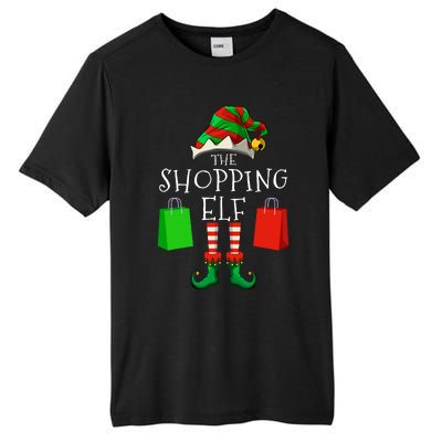 Shopping Elf Matching Family Group Christmas Party Tall Fusion ChromaSoft Performance T-Shirt