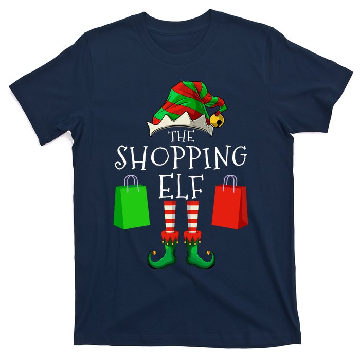 Shopping Elf Matching Family Group Christmas Party T-Shirt