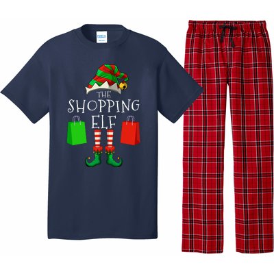 Shopping Elf Matching Family Group Christmas Party Pajama Set