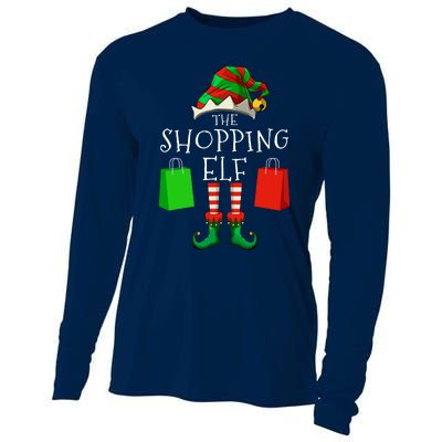 Shopping Elf Matching Family Group Christmas Party Cooling Performance Long Sleeve Crew