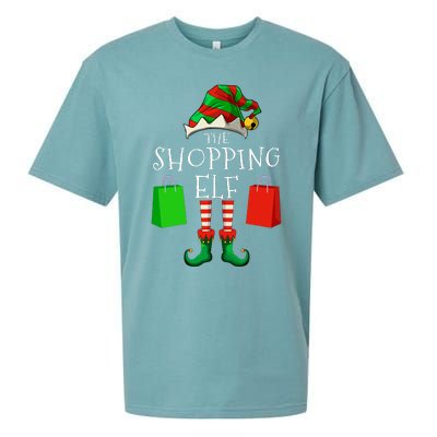 Shopping Elf Matching Family Group Christmas Party Sueded Cloud Jersey T-Shirt