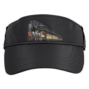 Steam Engine Model Train Lover Railwayman Driver Railroad Adult Drive Performance Visor