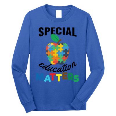 Special Education Matters Autism Awareness Gift Long Sleeve Shirt