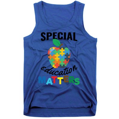 Special Education Matters Autism Awareness Gift Tank Top