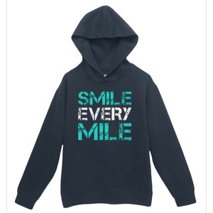 Smile Every Mile Funny Running Urban Pullover Hoodie