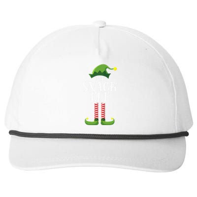 Snack Elf Matching Family Group Christmas Party Snapback Five-Panel Rope Hat