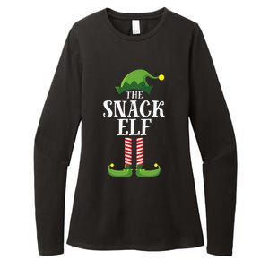 Snack Elf Matching Family Group Christmas Party Womens CVC Long Sleeve Shirt