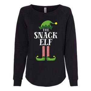 Snack Elf Matching Family Group Christmas Party Womens California Wash Sweatshirt