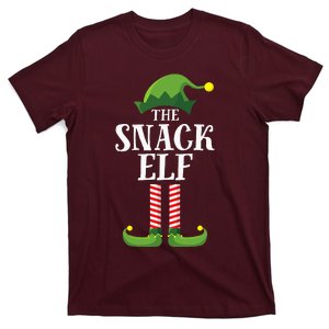 Snack Elf Matching Family Group Christmas Party T-Shirt